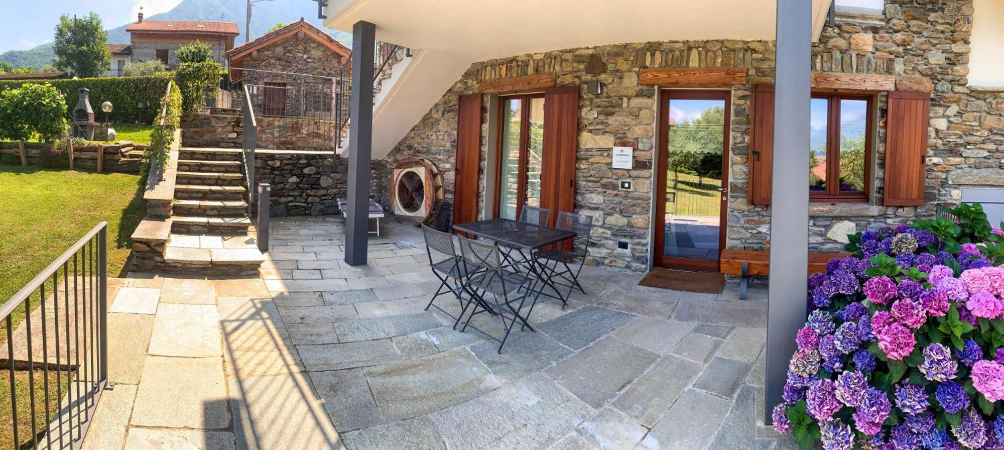 La Roggia - Lake Como Heritage Home In Molino Maufet Watermill - Patio On The Garden Colico Eksteriør bilde